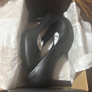 Clarks Classic Black Heels